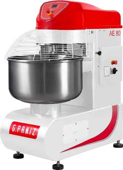 Amassadeira Espiral 80kg de massa trifásica 2 velocidades epóxi - G PANIZ
