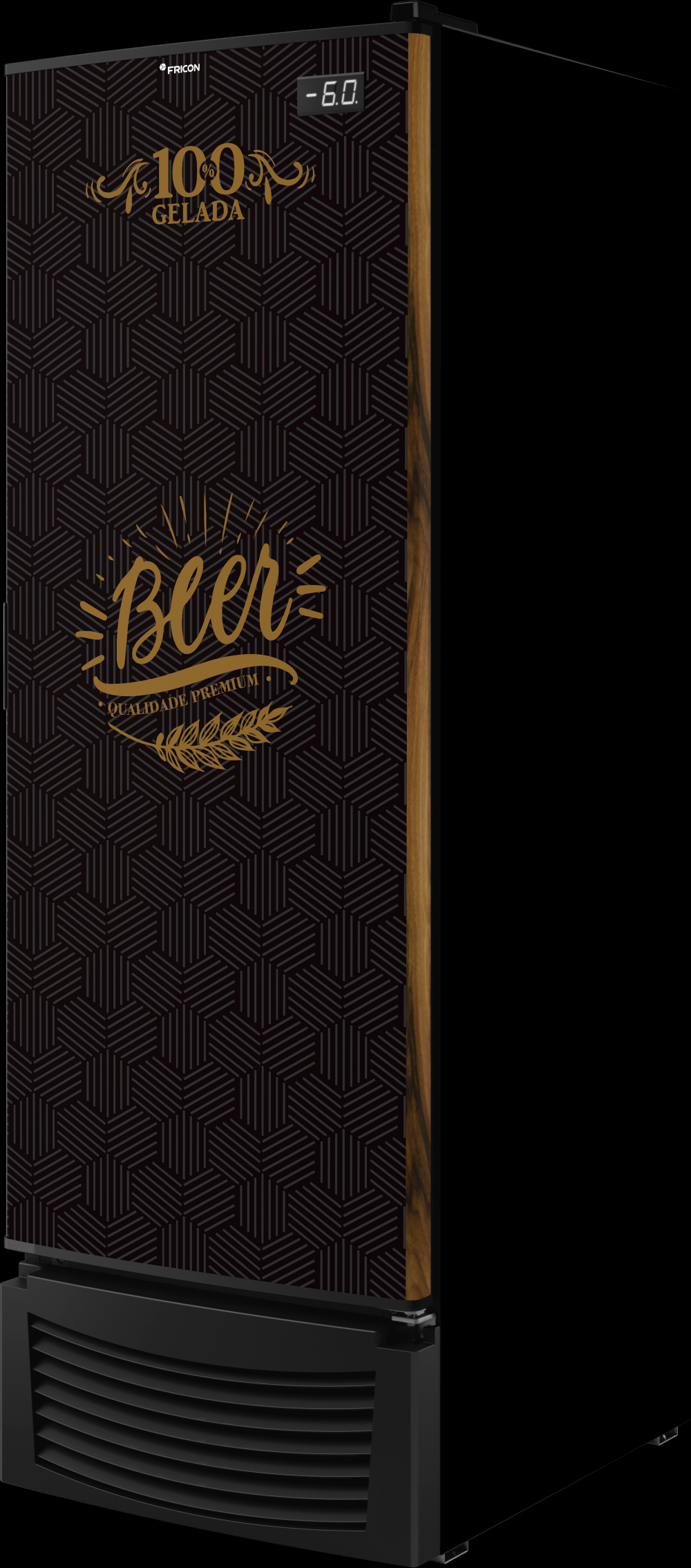 Cervejeira 8 Caixas - Porta chapa Adesivada ou branca - 569 litros