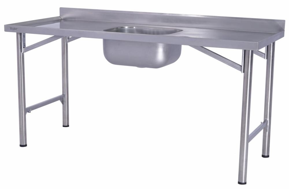 PIA 100% INOX 304 TB 2" 1 CUBA (0,50x0,40x0,25m) 2,00x0,70m