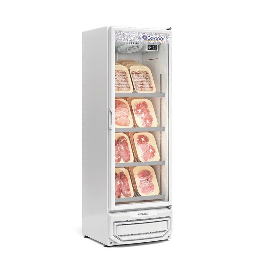 REFRIGERADOR VERTICAL CONVENIÊNCIA -	645mm-  CARNES E BEBIDAS - TEMPERATURA  -6°C a +3°C- GCBC-45 BR