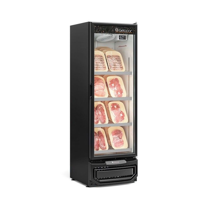 REFRIGERADOR VERTICAL CONVENIÊNCIA -        645mm-  CARNES E BEBIDAS - TEMPERATURA  -6°C a +3°C- GCBC-45 PR