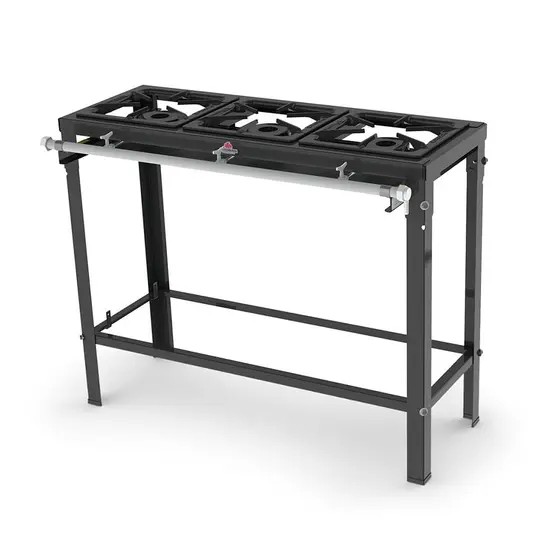 Fogão Industrial Alta Pressão PMSA-300 - 3 Queimadores Simples - Progás
Código gk6ed730c0Progás