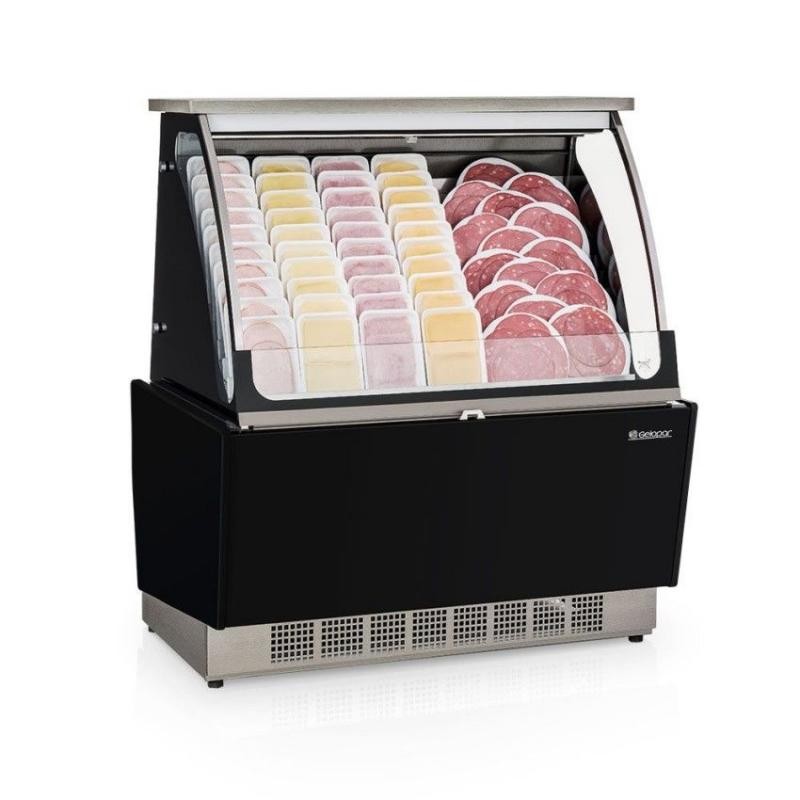 VITRINE REFRIGERADA -  1126mm- AUTO ATENDIMENTO - PRATELEIRA OU FILETADO- GSRA-110 F PR