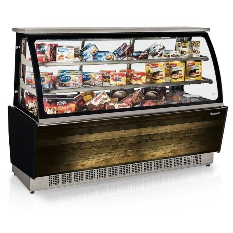 VITRINE NEUTRA - 1796mm-VIDRO COM SERIGRAFIA- MGSN-180 MD