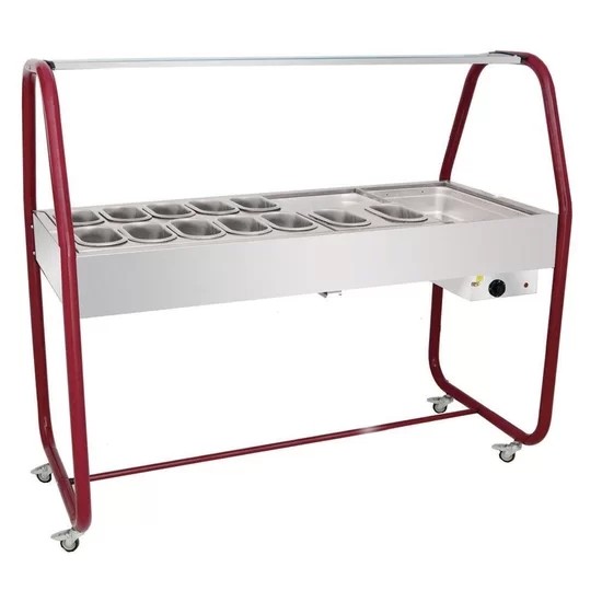 ESTUFA AQ.PRÓ-SELF P/CACHORRO-QUENTE COM CUBA PÃO 127v - VENANCIO