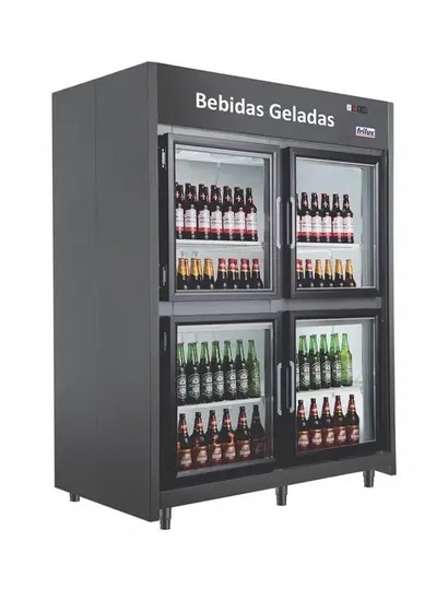 Mini Câmara Bebidas Vidro Aquecida RF057 PV  39 CAIXAS