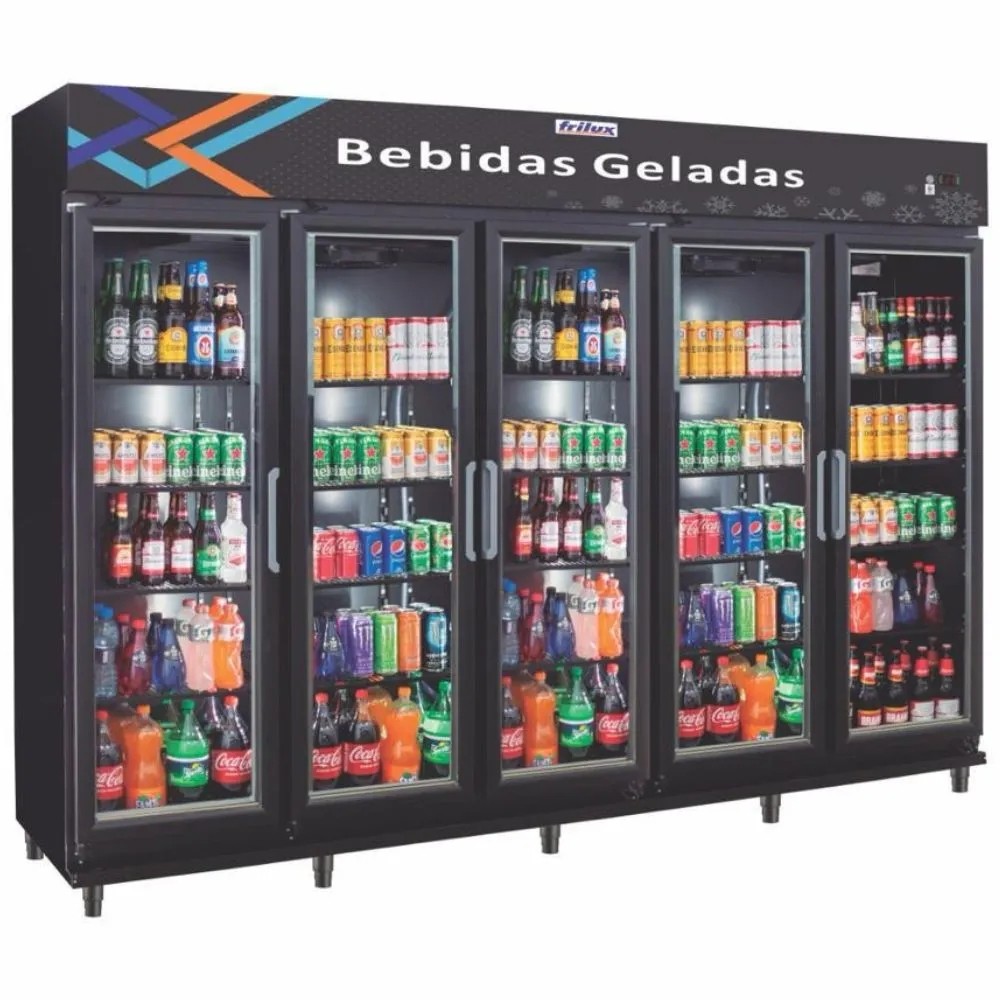 Expositor Bebidas 5P V. Aquecido T. Black RF 024 B