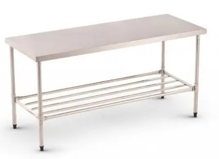 Mesa Inox Tampo Liso 95x250x73 MITLPT 2500 - REFRIMATE
