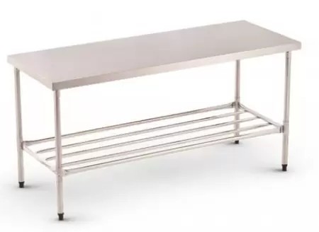 Mesa Inox Tampo Liso 95x300x73 MITLPT 3000 - REFRIMATE