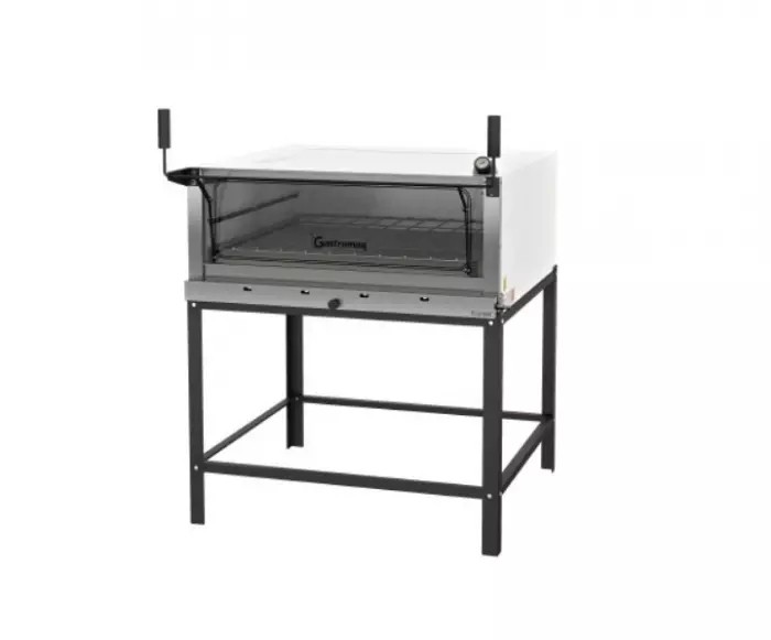 Forno de Lastro Gás Inox 95 x 95 porta basculante - GASTROMAQ