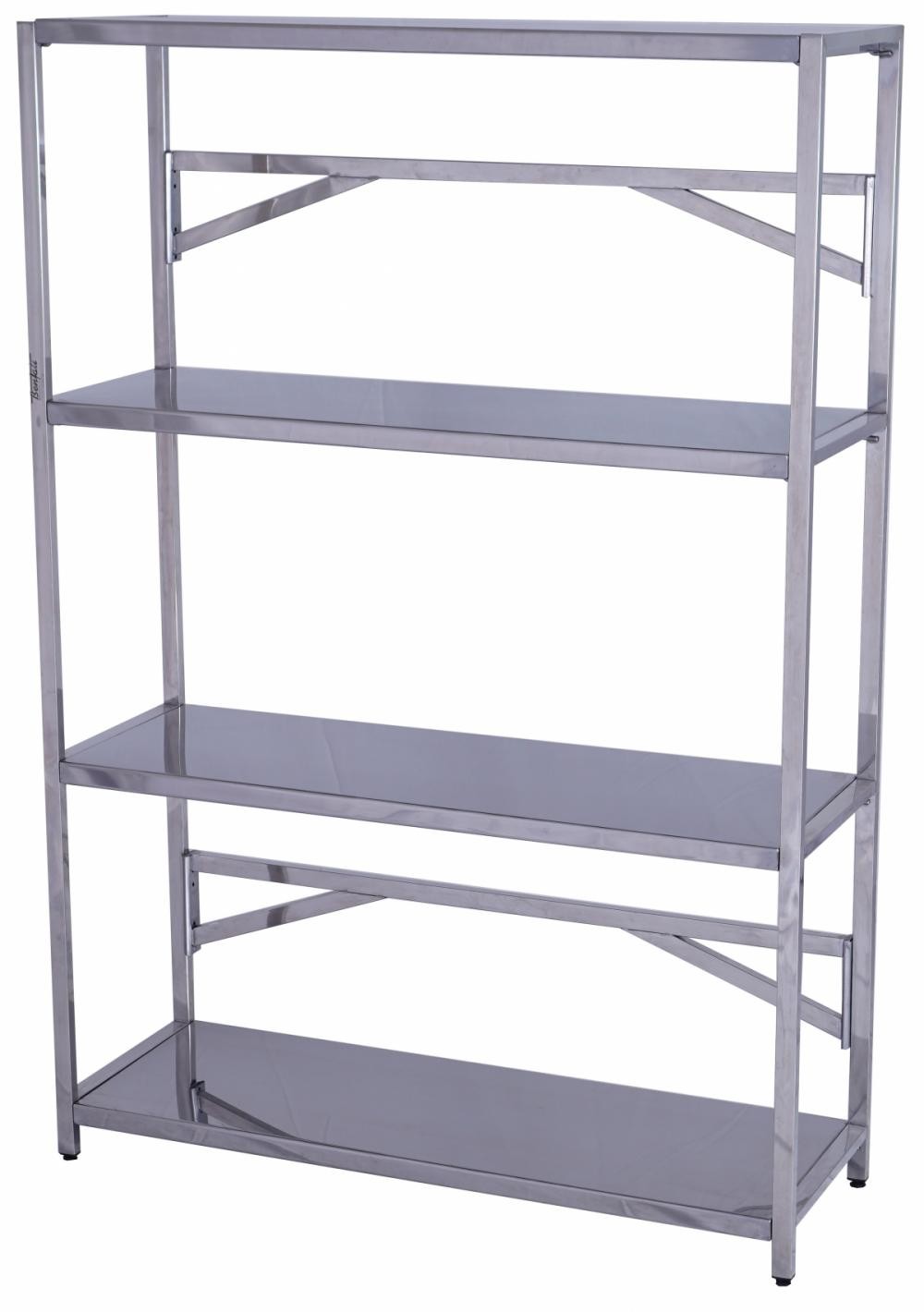 ESTANTE 100% INOX 430/200 TB 20x30 1,10x0,50x1,75m C/4 PLANOS LISOS