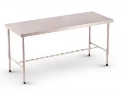 Mesa Inox Tampo Liso Sem Prateleira MITL 2500 - REFRIMATE