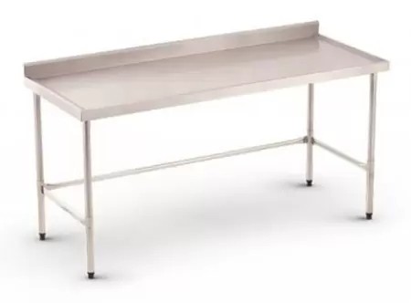 Mesa Inox Espelho Borda Sem Prateleira MITEB 1500 - REFRIMATE