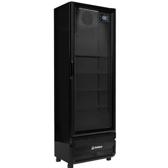 Cervejeira Imbera 400 Litros Porta De Vidro Full Black Ccv290 - imbera