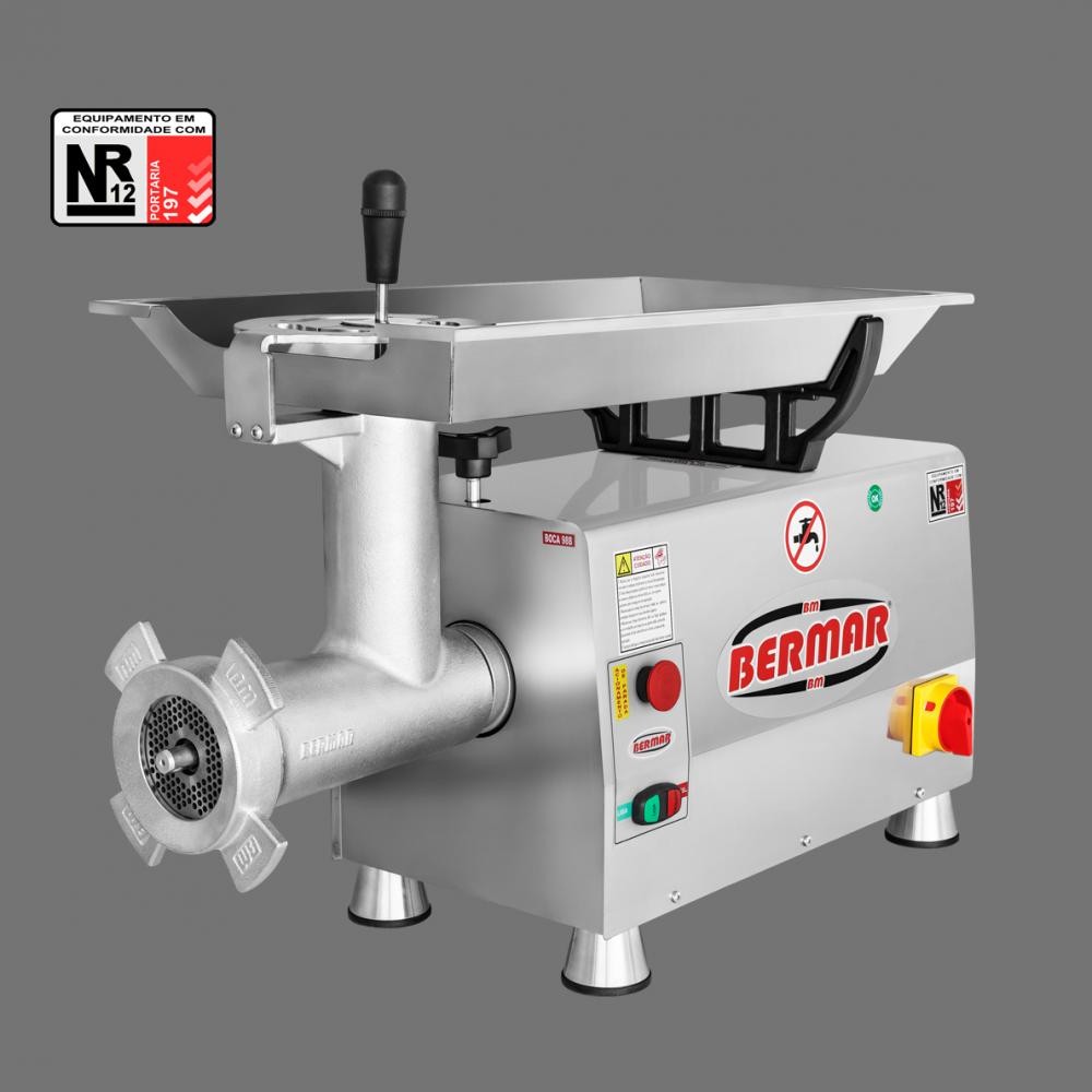 MOEDOR DE CARNE BERMAR BM77 BOCA 98 220V - BERMAR