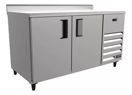 BALCAO SERVICO CONSERVADOR CONGELADOS 1500 EXT INOX/INT ALUZ LISO ESP - VENANCIO