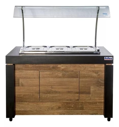 Buffet Modulado Aquecido Versátil p/ 06 cubas BF001V Frilux
