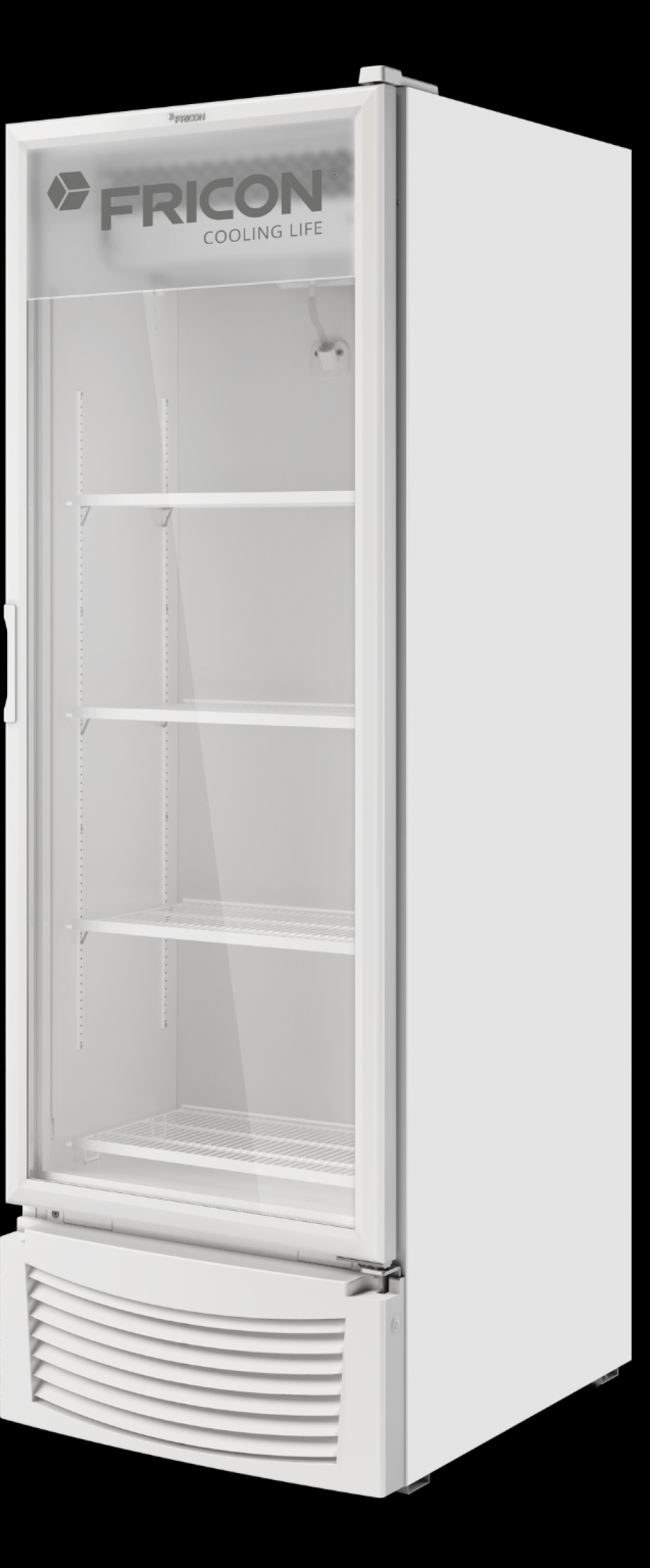 Conserv. Media Temper. Porta Vidro Duplo com back light - 569 litros - branco ou preto