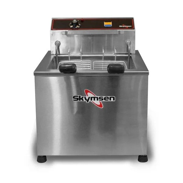 FAM - FRITADEIRA ELÉTRICA ÁGUA E ÓLEO, 15 LITROS, INOX, DE MESA - 5.000 W 220 V