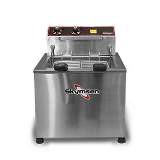 FZM8 FRITADEIRA ELÉTRICA ZONA FRIA, 15 LITROS, INOX, DE MESA