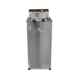 FZP -FRITADEIRA ELÉTRICA ZONA FRIA, 15 LITROS, INOX, DE PISO