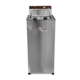 FAP - FRITADEIRA ELÉTRICA ÁGUA E ÓLEO, 15 LITROS, INOX, DE PISO - 5.000 W 220 V