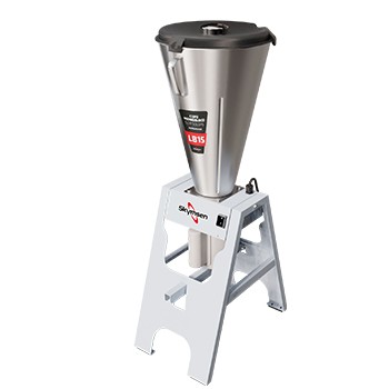 LB15 -LIQUIDIFICADOR COMERCIAL, BASCULANTE, COPO MONOBLOCO INOX