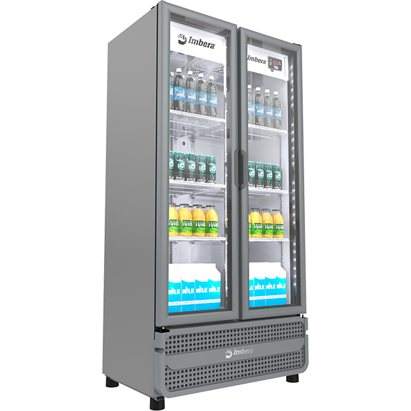 Multiuso Visa Cooler 2 Portas Stylus G326 Griss - Cinza - imbera