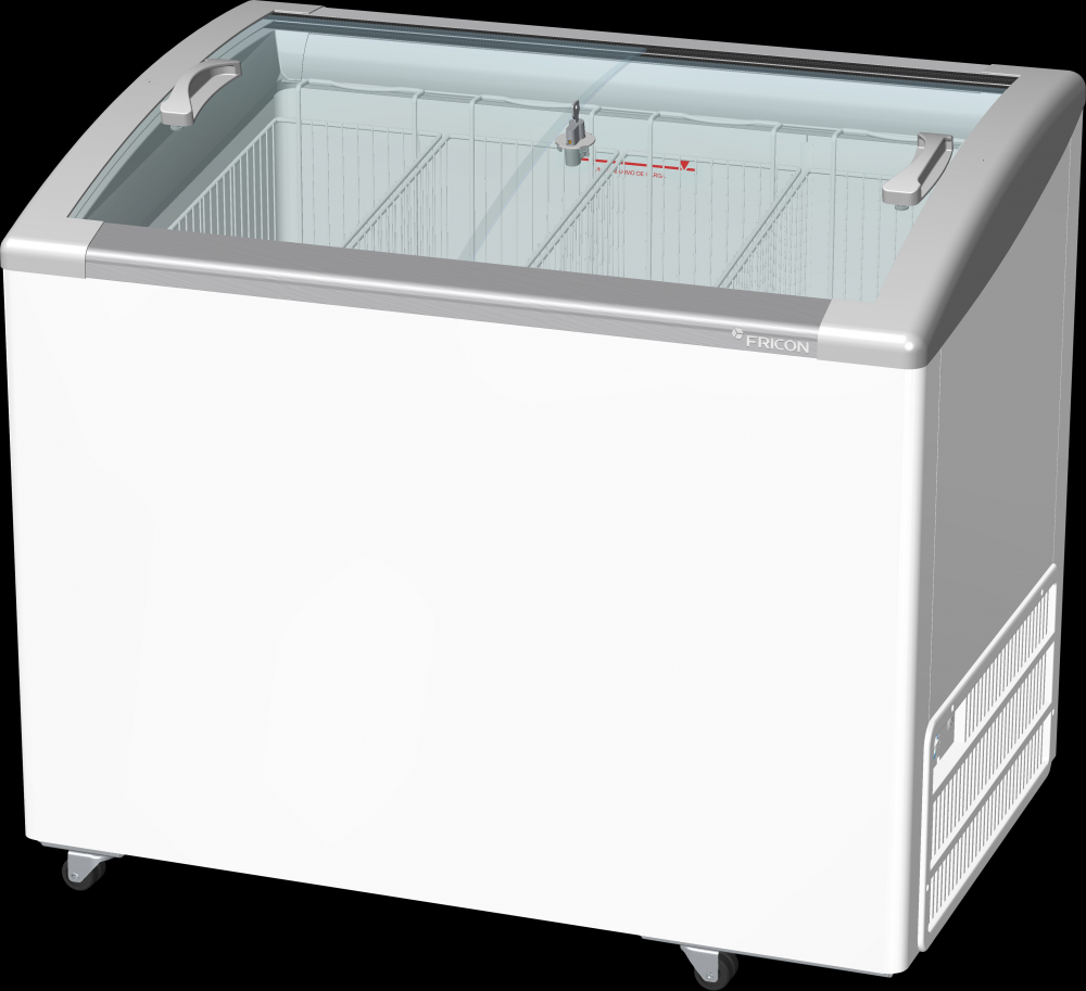 Conserv. Horiz. Baixa Temper. Inclinado Inverter-Tampa Vidro 293 lts