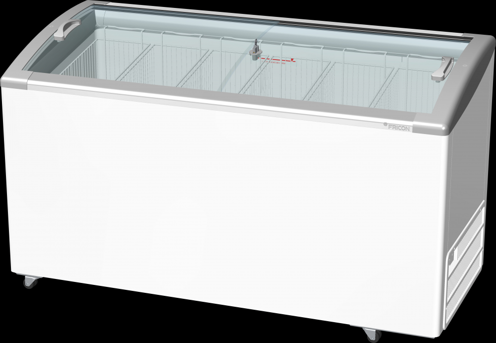 Conserv. Horiz. Baixa Temper. Inclinado Inverter-Tampa Vidro 476 lts