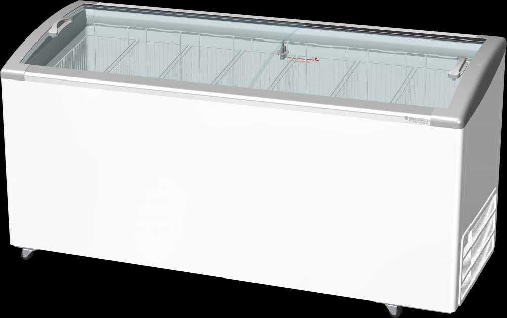 Conserv. Horizontal Baixa Temperat. Inclinado - Tampa Vidro 510 lts