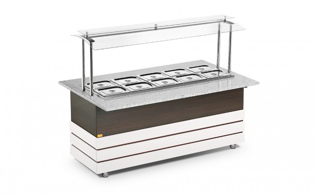 Buffet Restaurante Aquecido MDA1900 5 Recipientes - REFRIMATE