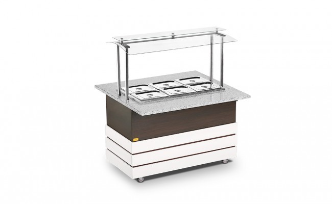 Buffet Módulo Refrigerado MDR 1200 3 Recipientes - REFRIMATE