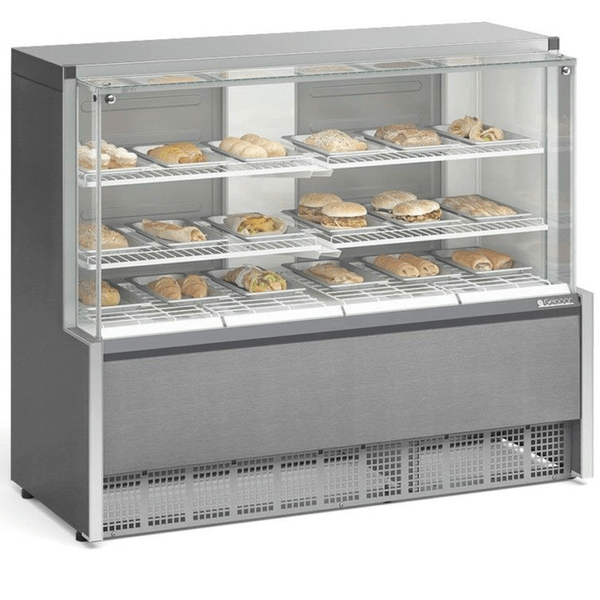 VITRINE ESTUFA COM BANDEJAS - 1400mm- ILUMINAÇÃO LED MEQA-140 R TI