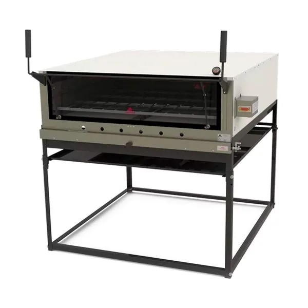Forno Refratário Industrial a Gás com Kit Vapor - PRP-1500AT G2 - 495 L Com Cavalete Desmontável - Progás