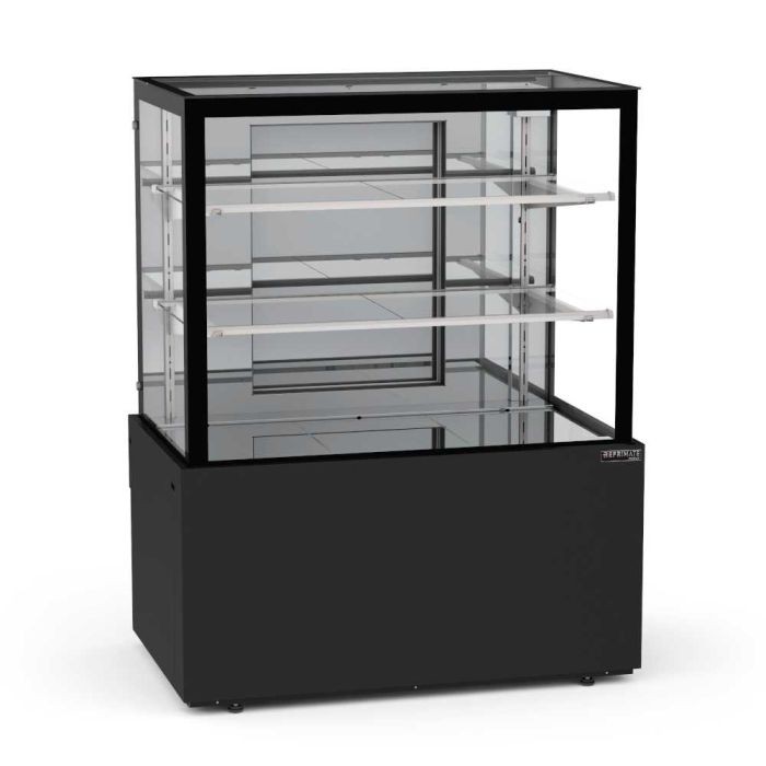 Vitrine Seca 1,00 Metro 2 Prateleiras Titanium Premium VTPRS1000 2P 220V - REFRIMATE