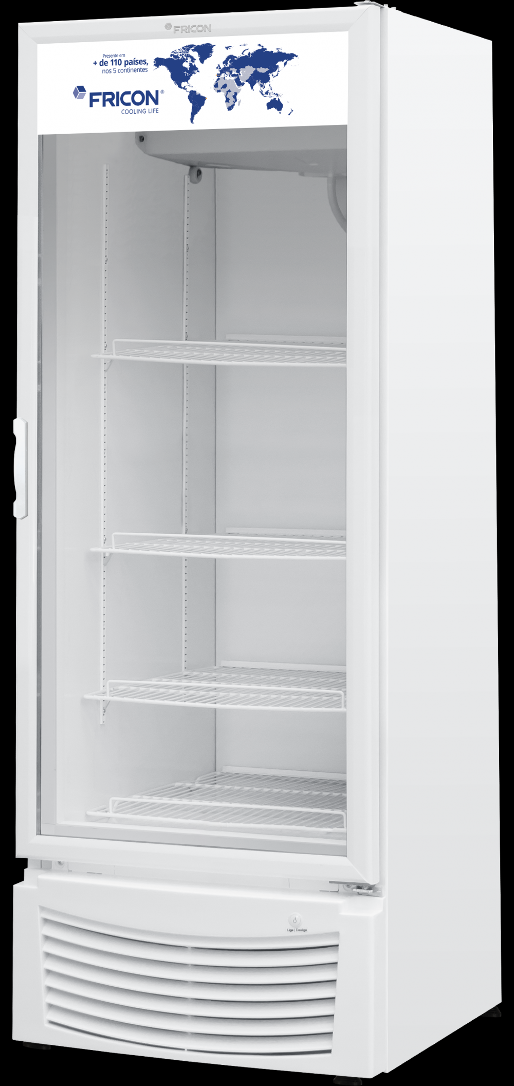 Conservador Media Temperatura Porta Vidro Duplo - 402 litros - TOTAL BLACK