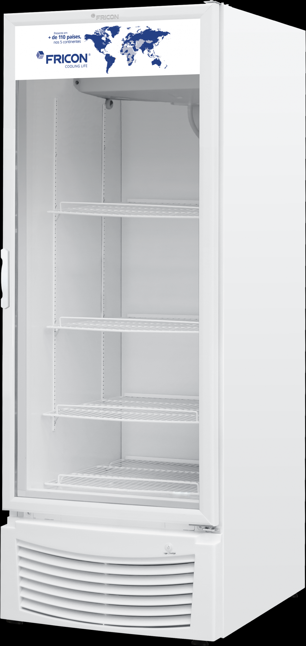Conservador Media Temperatura Porta Vidro Duplo - 501 litros - branco ou preto