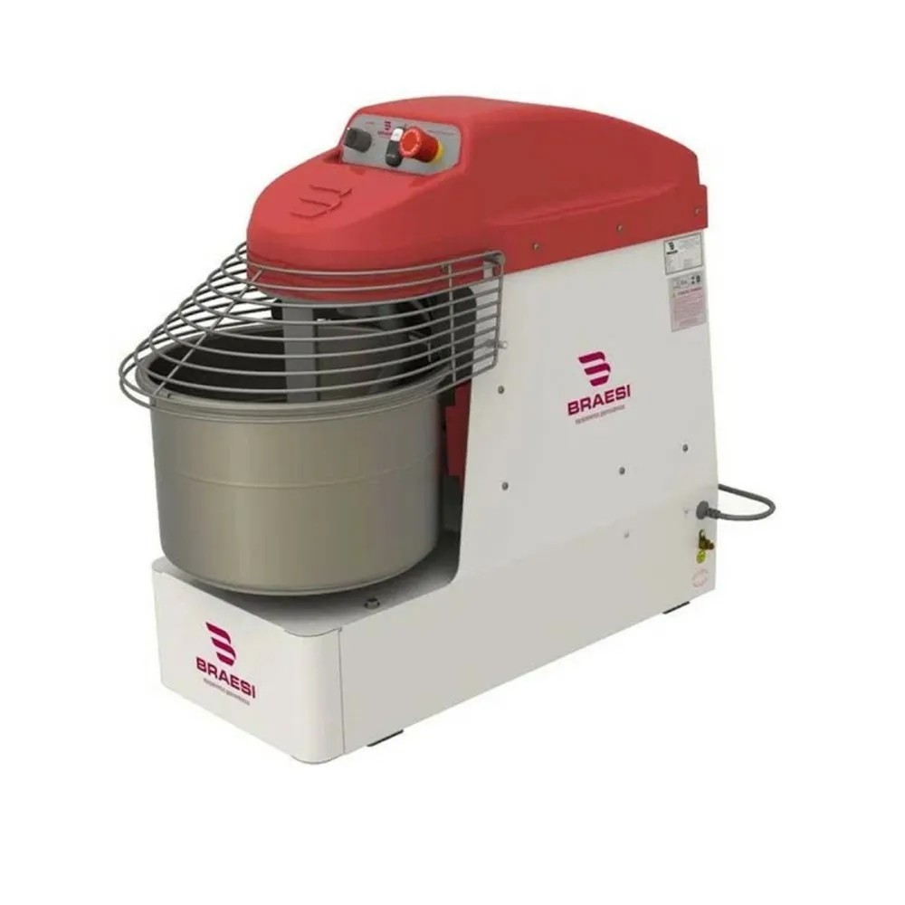 Amassadeira Espiral 15Kg 2 Velocidade Motor 1,5 c.v. AES-15/1-2V 220V 50-60Hz - Braesi - BRAESI