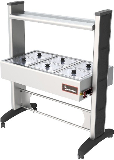 BTX 6 ST BR VI
Balcão Gelo X Standard 6 cubas - Estrutura Epóxi - Tampa Vidro - Salivador Inox - GASTROMAQ