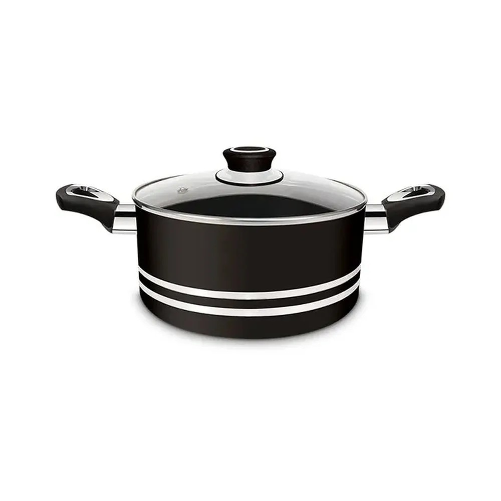 Caçarola Clarity Antiaderente Black - 22 Cm
