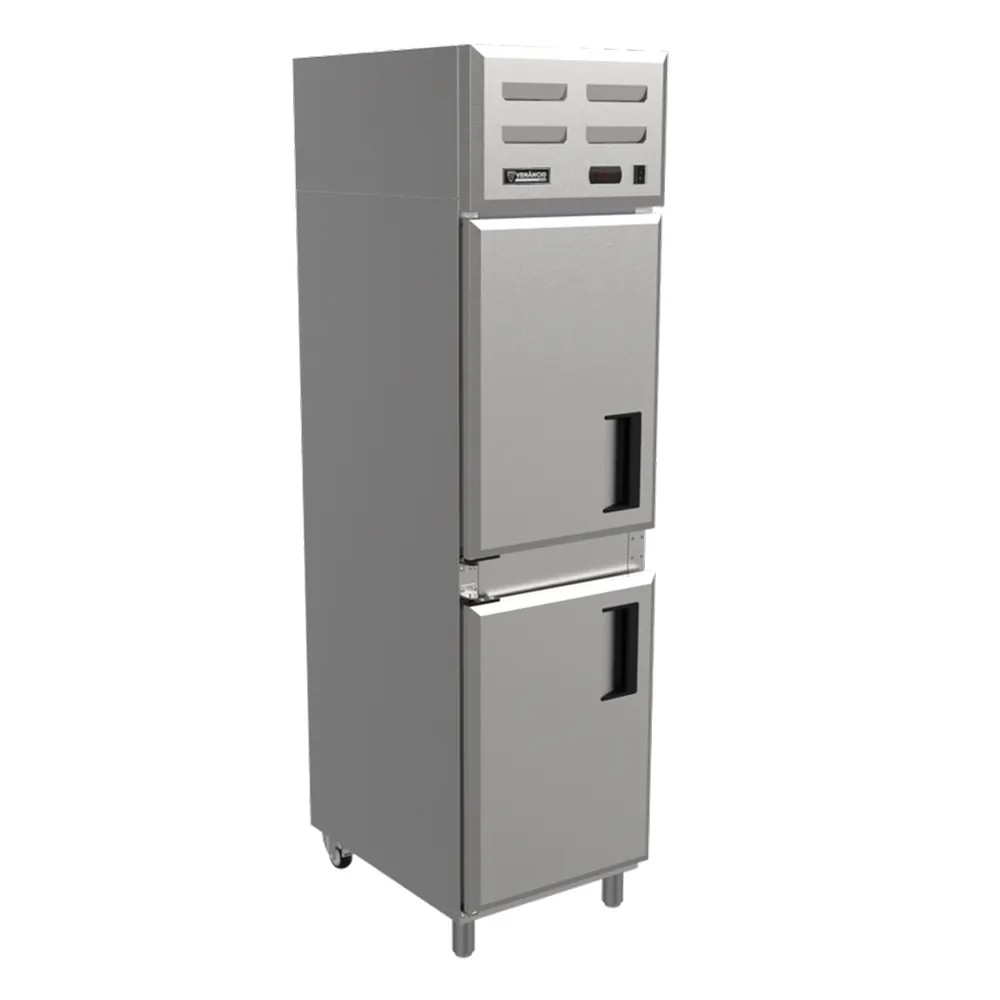 REFRIGERADOR VERTICAL 2 PORTAS PRIME EXT INOX/INT ALUZ - VENANCIO