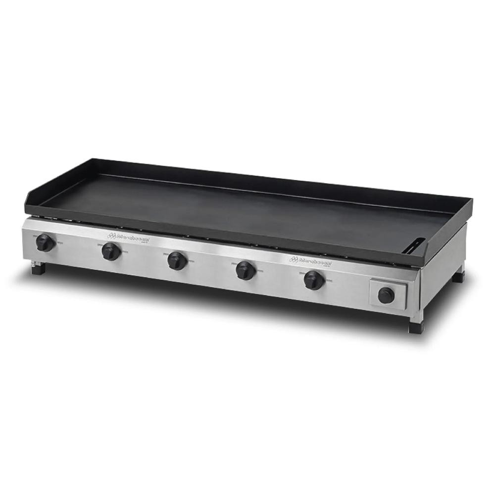 Chapa Profissional a Gás 120cm 5 Queimadores - MARCHESONI