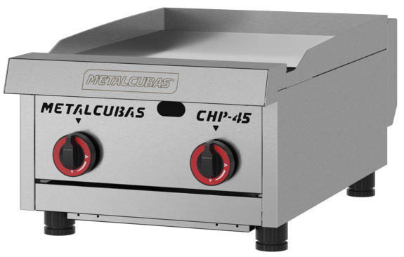 Chapa Premium a gás 45 cm - 19mm - CHP 45 - METALCUBAS