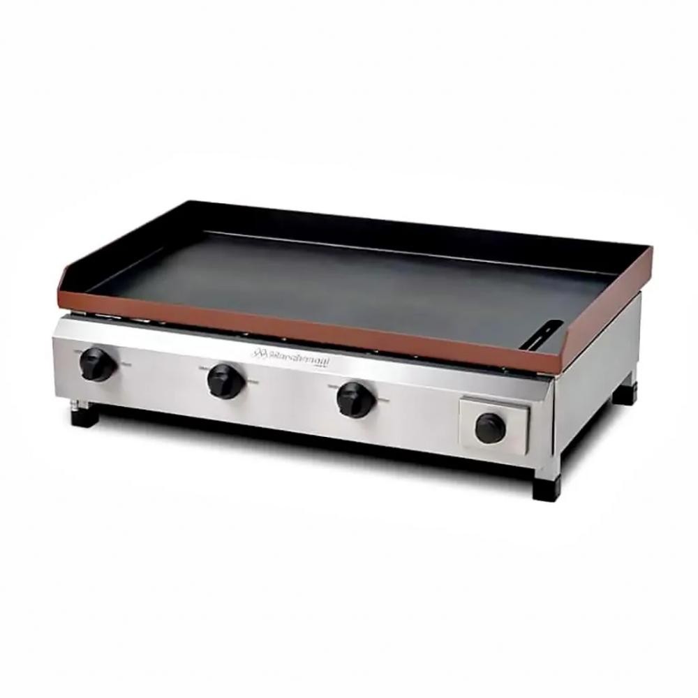 Chapa de Lanche Tipo Bifeteira a Gás 80CM 3 Queimadores - MARCHESONI