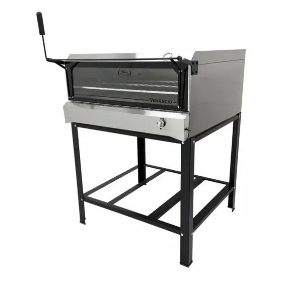 FORNO A GÁS ROMA 90 INT/EXT INOX - VENANCIO