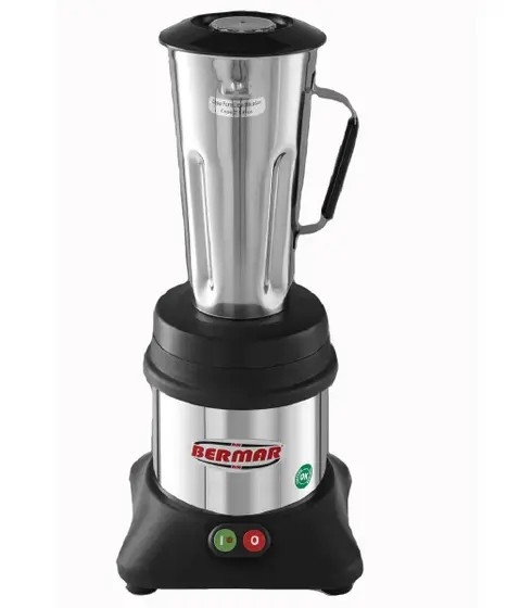 Liquidificador Comercial BM-140 NR - Total Inox 2 Litros Motor Robusto Baixa Rotação c/ Corpo em Aço Inox 304