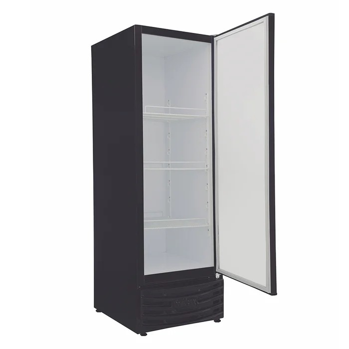 Conservador/ Freezer Vertical Rf-009 - Preto Porta Cega Tripla Ação