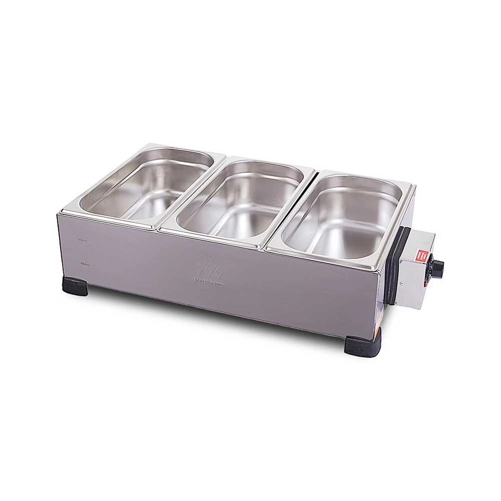 DERRETEDEIRA PROFISSIONAL 3 CUBAS DE 3.3KG CADA - MARCHESONI