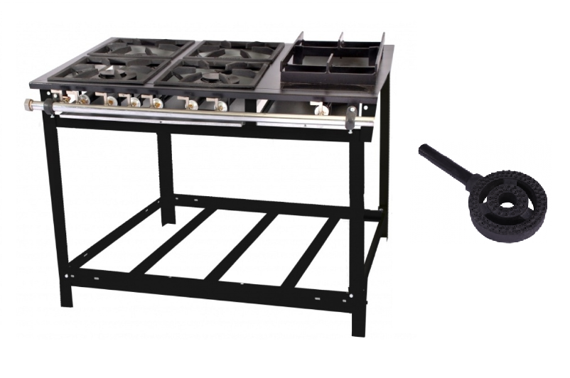 FOGÃO A GÁS EXTRA 4 QUEIMADORES MISTOS - 2QD/2QS ESP FORNO - VENANCIO